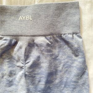 AYBL Blue High-Waisted Biker Shorts